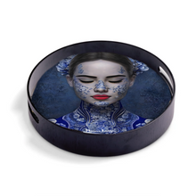 Afbeelding in Gallery-weergave laden, Dienblad "Lady Blue"