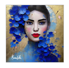 Afbeelding in Gallery-weergave laden, Art Chromaluxe "Sapphire Lady"