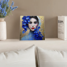 Afbeelding in Gallery-weergave laden, Art Chromaluxe "Sapphire Lady"