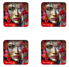 Afbeelding in Gallery-weergave laden, Onderzetters "Passionate Woman"
