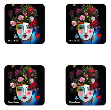Afbeelding in Gallery-weergave laden, Onderzetters "Flower Woman"
