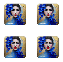 Afbeelding in Gallery-weergave laden, Onderzetters "Sapphire Lady"
