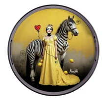 Afbeelding in Gallery-weergave laden, Dienblad "Zebra Lady"
