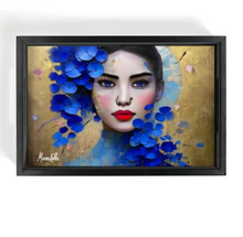Afbeelding in Gallery-weergave laden, Dienblad "Sapphire Lady"
