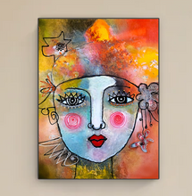 Afbeelding in Gallery-weergave laden, Art Chromaluxe "Earthly Orange Woman"
