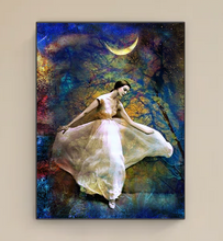 Afbeelding in Gallery-weergave laden, Art Chromaluxe "Lady La Luna"
