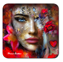 Afbeelding in Gallery-weergave laden, Onderzetters "Passionate Woman"
