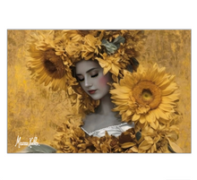 Afbeelding in Gallery-weergave laden, Art Chromaluxe "Sunflower Lady"
