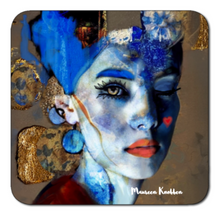 Afbeelding in Gallery-weergave laden, Onderzetters "Blue Bella"
