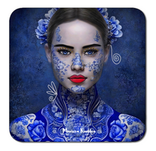 Afbeelding in Gallery-weergave laden, Onderzetters "Lady Delft"
